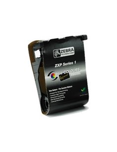 Zebra ZXP Series 1™ Ribbons (Eco-cartridge) Black cartridge White Monochrome