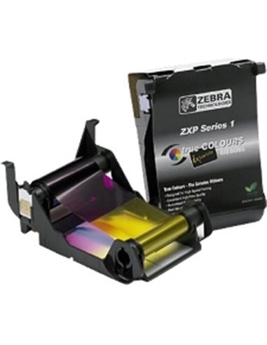 Zebra ZXP Series 1™ Ribbons (Eco-cartridge) Black cartridge YMCKO