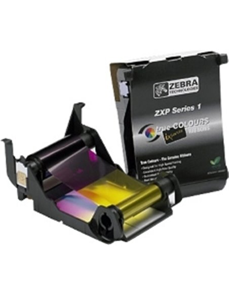 Zebra ZXP Series 1™ Ribbons (Eco-cartridge) Black cartridge YMCKO