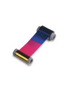 Zebra i Series colour ribbon 5 Panel YMCKO with 1 cleaning roller for P3xx, P4xx, P5xx