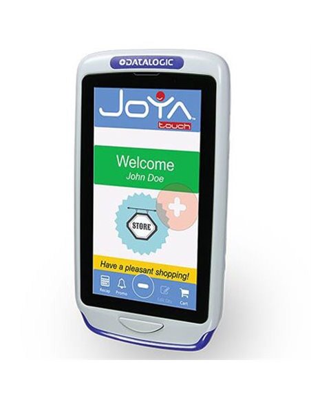 Datalogic Joya Touch Plus 4.3" 854 x 480pixlar Pekskärm 275g blå, Grå RFID-handdatorer