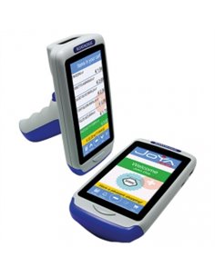 Datalogic Joya Touch Plus Kit, 2D, BT (BLE), Wi-Fi, NFC, Gun, kit (USB), blue, grey, WEC 7