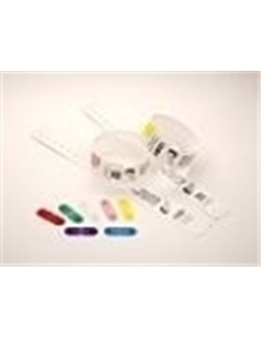 Zebra Clips for use with QuickClip Wristbands, Green