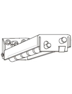 Zebra 110PAX4 LH Upper Segmented Pinch Roller