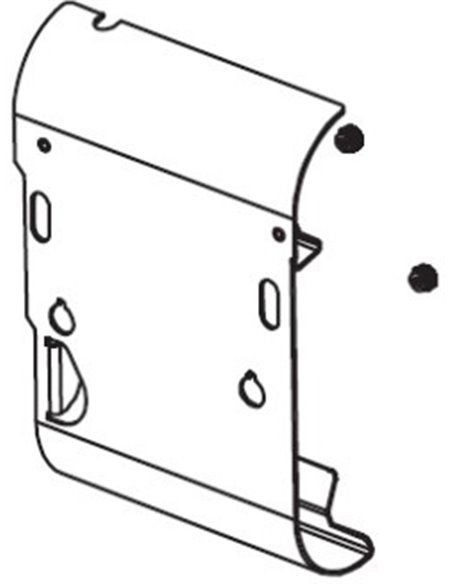 Zebra 170Xi4 Media Rewind Plate used with Cutter
