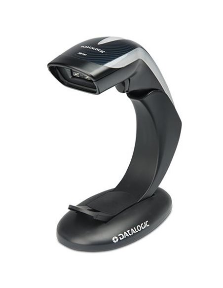 Datalogic HERON HD3430, USB kit, 2D, Autosense Stand, Black