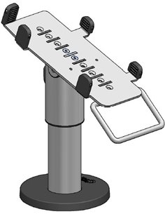 SpacePole VER171-D-02 inomhus Active holder Svart hållare
