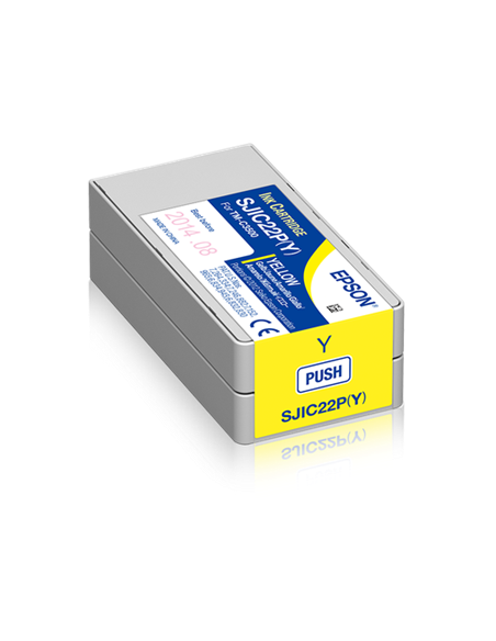 Epson SJIC22P(Y): Ink cartridge for ColorWorks C3500 (yellow)