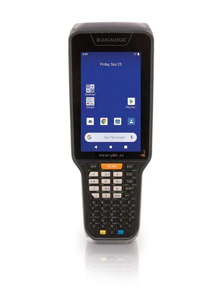 Skorpio X5, Pistol, 1D, WiFi, BT5, 3/32GB, 47-key, Android 10, Ext, Bat