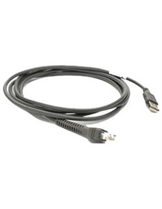 Zebra Cable - USB: Series A Connector, 7ft. (2m) Straight
