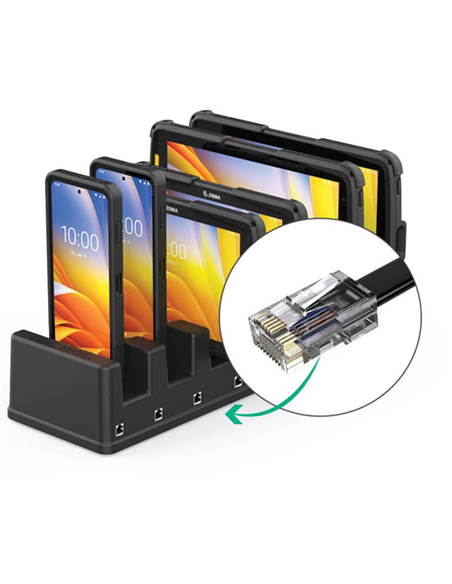 RAM GDSÿ6-Port Powered Dock, 6 Eth Ports, for Tablets & Phones 