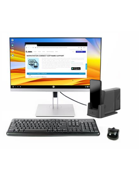 EM4X Connect Cradle, allows to connect a device to