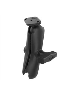 RAM Double Socket Arm with Diamond Plate - C size medium ball