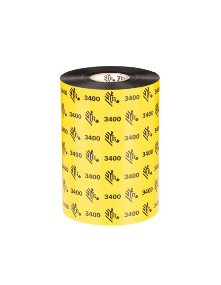 Zebra 3400 Wax/Resin 131 mm x 450 m