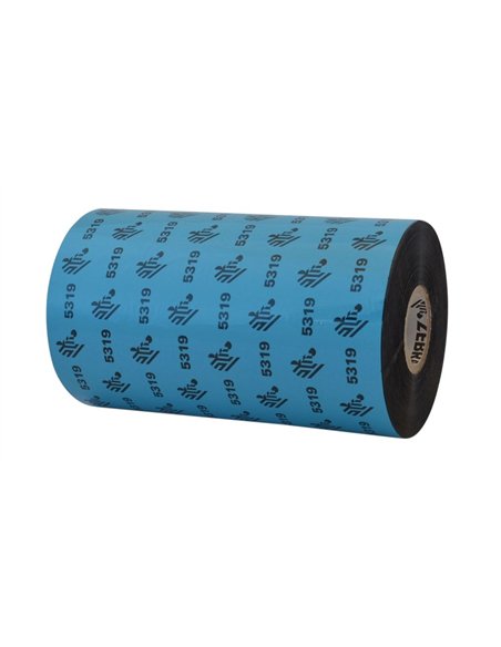 Zebra 5319 Wax 131 mm x 450 m, Blue