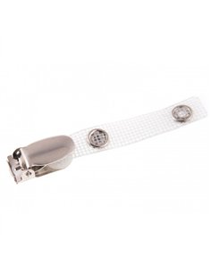IDS 16R- EURO-TYPE METAL CLIP w. REINFORCED STRAP AND METAL SNAPS