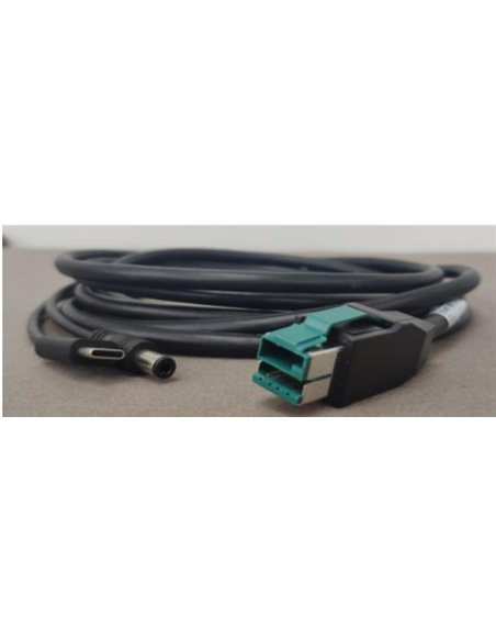 Elo Power USB to USB-C/DC-IN (2.1 mm) cable - 3 m